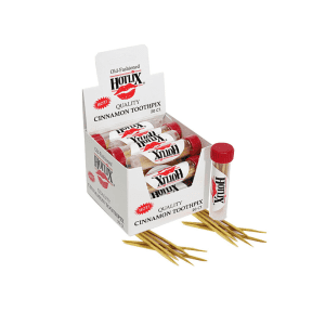 Hotlix Old Fashioned Quality Cinnamon Toothpicks 28g Vial Tube Novelty Sweet Fusion Calgary